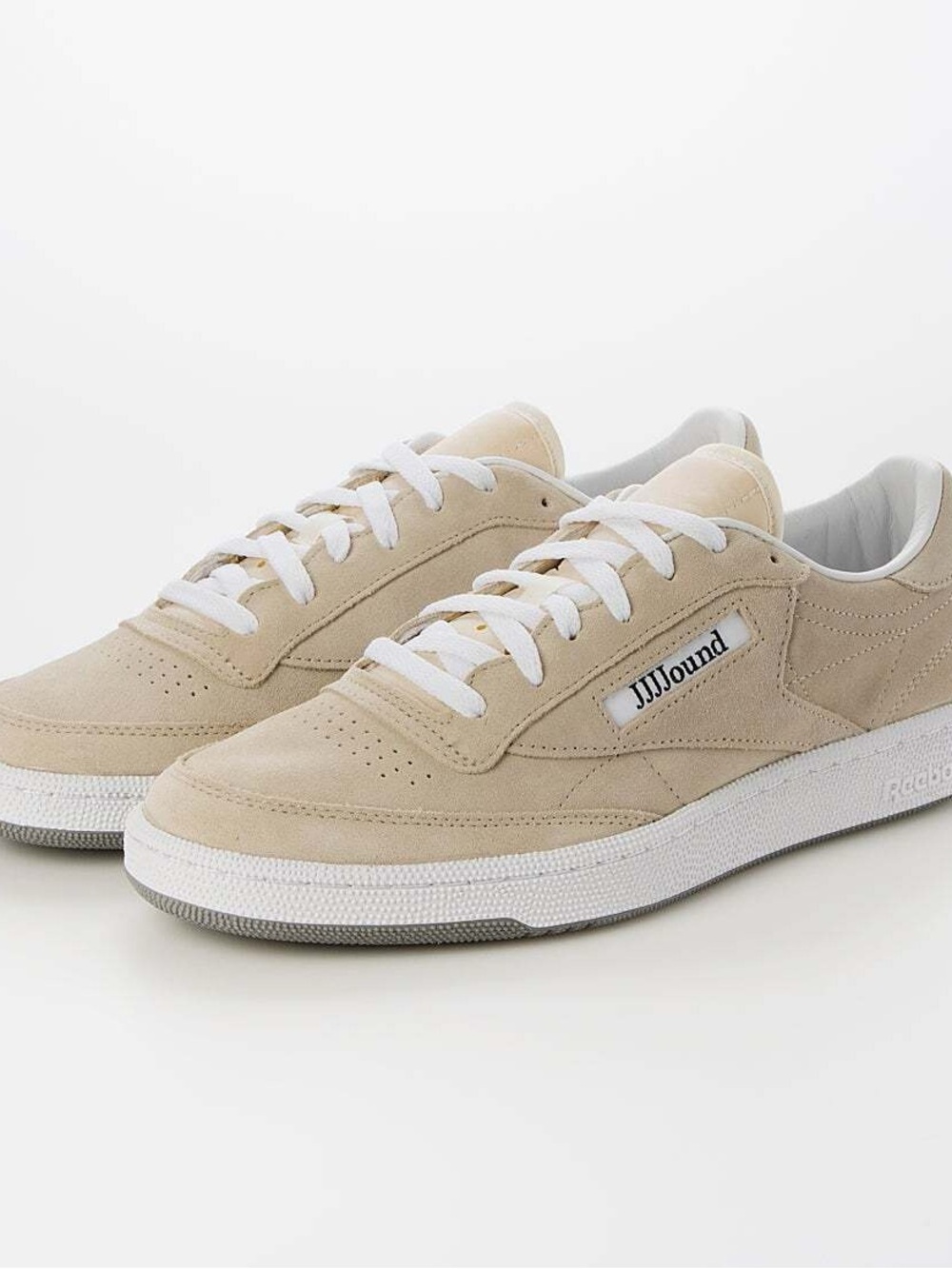 JJJJound x Reebok Beige Suede Sneakers with White Laces